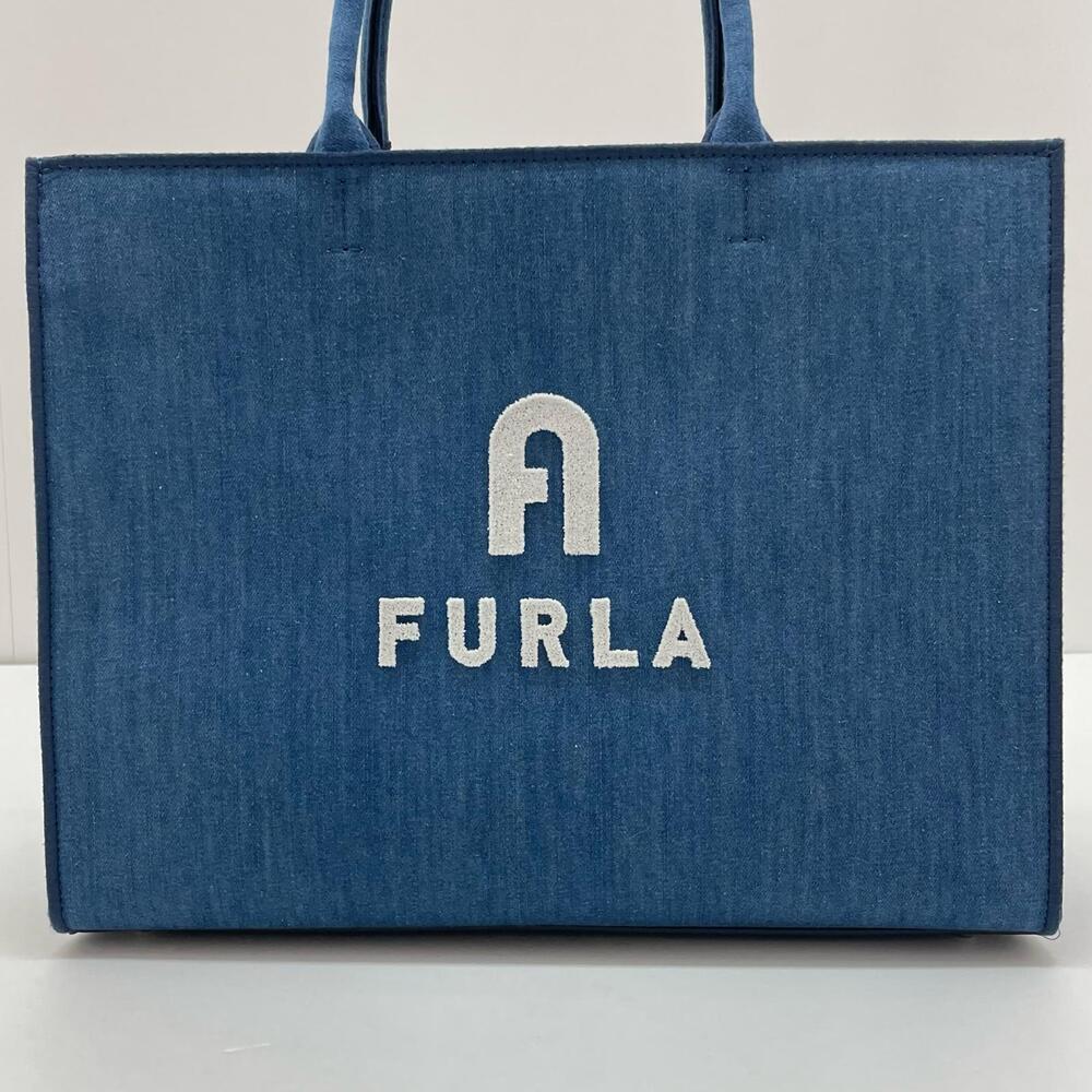 Furla Navy Blue Opportunity Bag Tote
